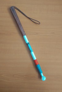 Slika Orijentacijski štap aluminijski teleskopski s 3 sekcije (sklopljen)