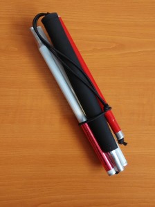 Slika Orijentacijski štap američki aluminijski s 5 sekcija (sklopljen)